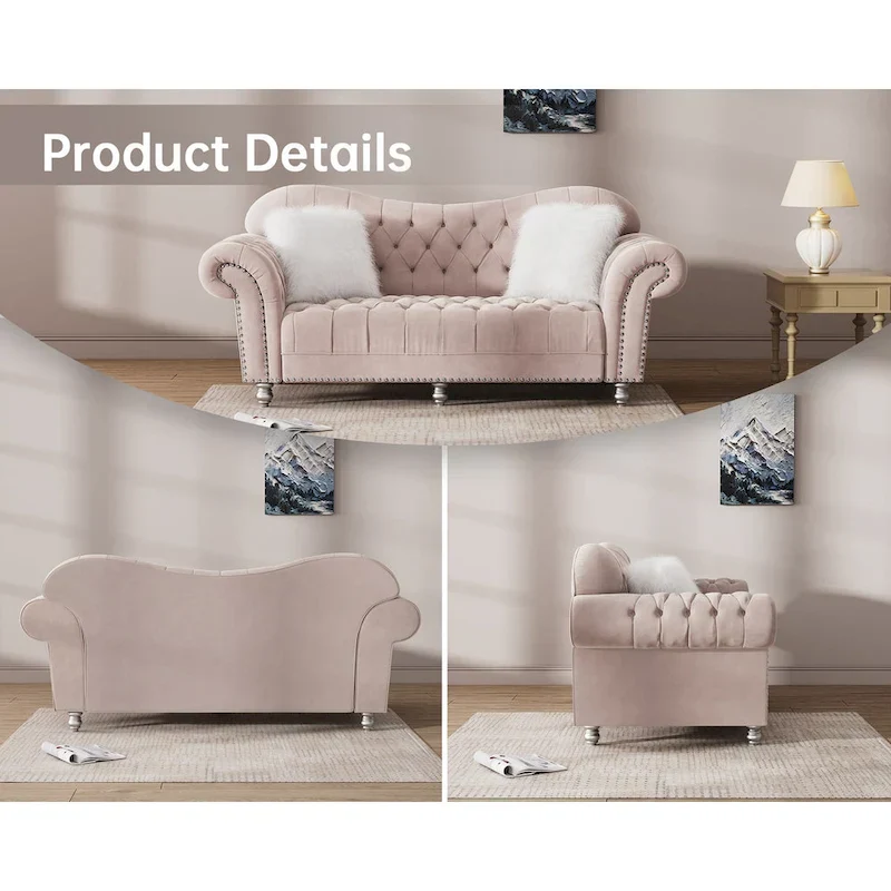 Luxury Classic America Chesterfield Tufted Back Sofa