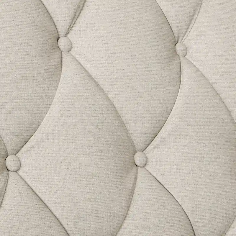 78.75  Polyester 3-Seater Sofa with Tufted Back and Cushions