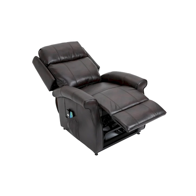 GZMR Faux Leather Elderly Power Lift Recliner Chair