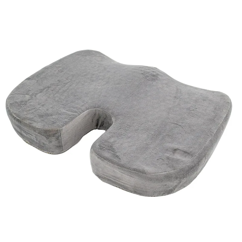 Memory Foam Cooling Gel Seat Cushion Enhanced Orthopedic Contour Coccy Cushion