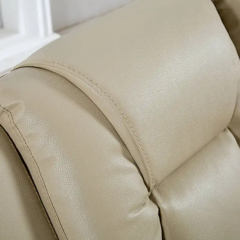 Bonded Leather Recliner Sofa