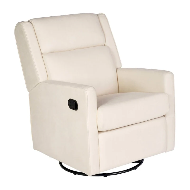 Manual Rocking Recliner Chair with Swivel and Gliding Motion