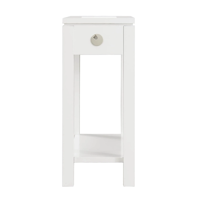 Leick Home Charging Cade Wood Side Table with Drawer