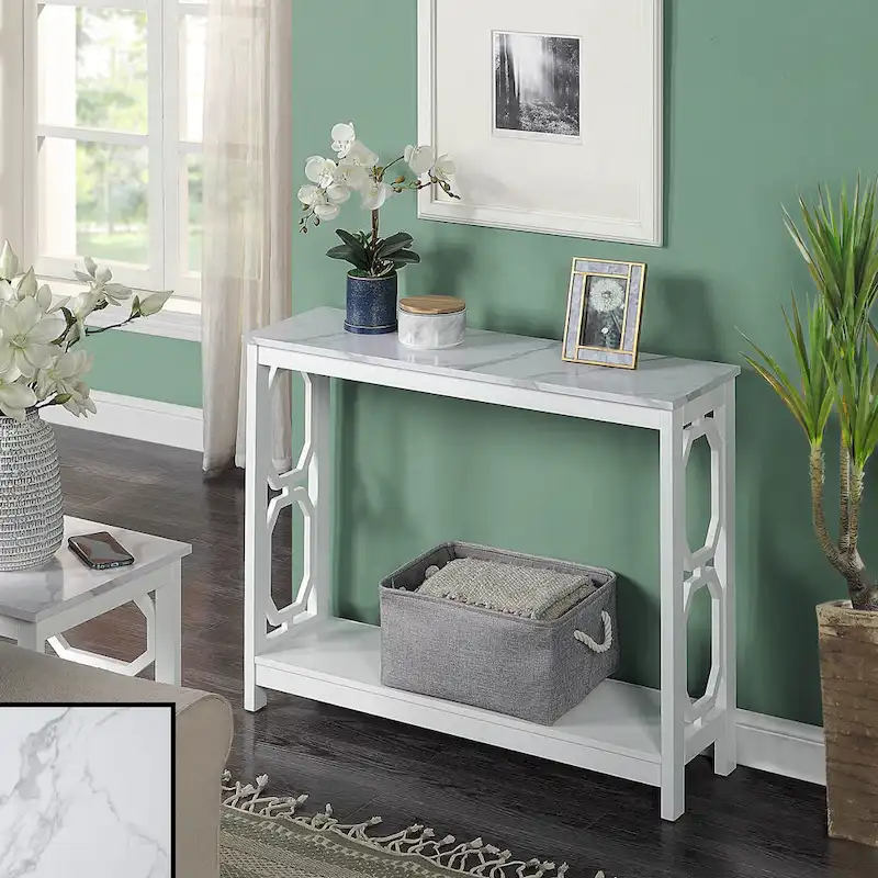Convenience Concepts Omega Console Table with Shelf