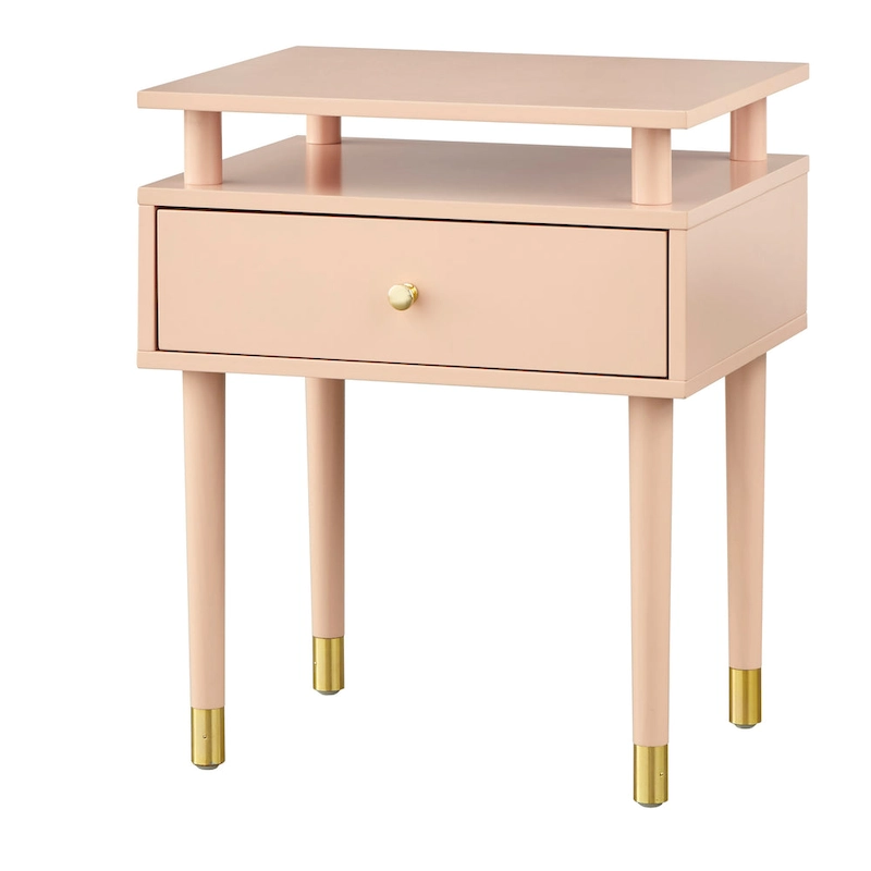 Simple Living Margo Mid-Century One Drawer Side Table