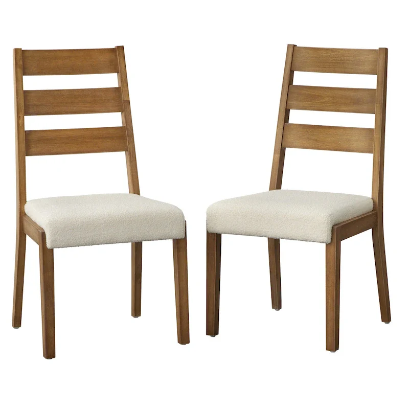 Lifestorey Palmer Solid Wood Dining Chairs (Set of 2)