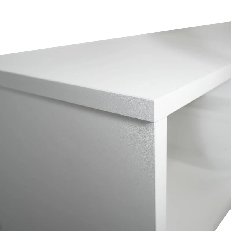 Surrey 60.2 2 Pc 1-Drawer Floating TV Stand Media Console with Open Shelves