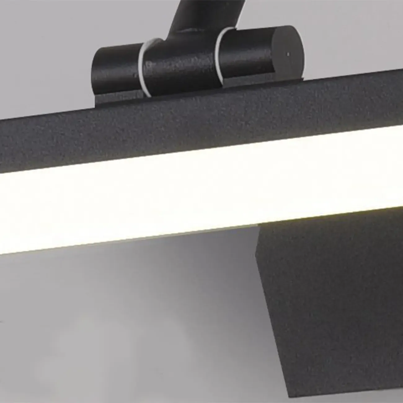 Black LED Wall-Mounted Vanity Lights with Sleek Design