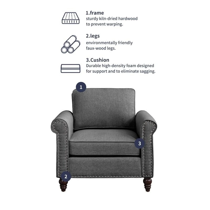 Mixoy Modern Sleeper Sofa,DIY Combination Sectional Single Couch