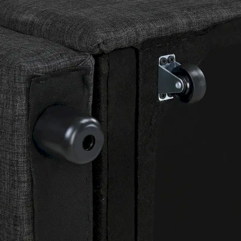 Modern 76.5 Length Pull Out Tufted Convertible Loveseat Upholstery Reclining Sleeper Sofa Bed