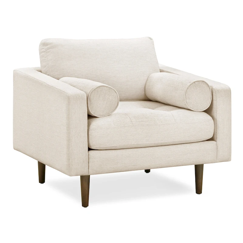 Poly & Bark Napa Fabric Lounge Chair