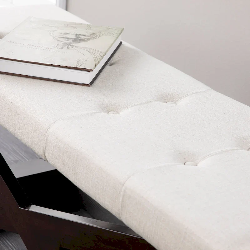 SEI Furniture Haddix Upholstered Entryway Bench