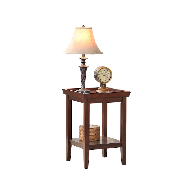 Convenience Concepts Ledgewood End Table with Shelf
