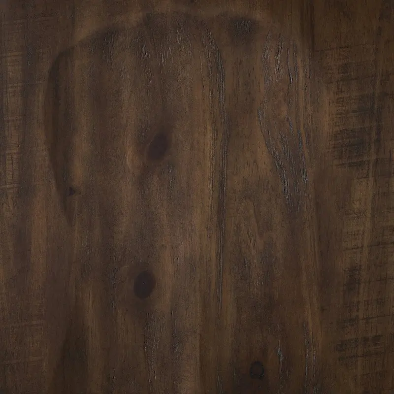 Signature Design by Ashley Valebeck Black/Dark Brown Counter Height Dining Table - 48 W x 48 D x 36 H