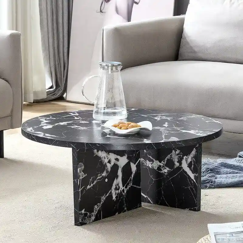 Versatile MDF Round Coffee Table