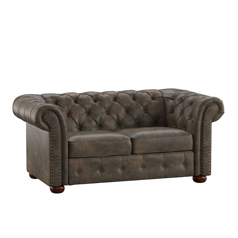 Knightsbridge Tufted Chesterfield Loveseat by iNSPIRE Q Artisan