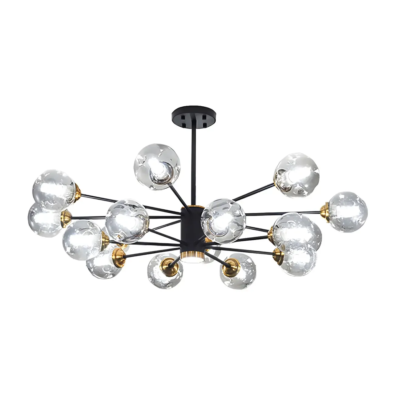 Modern LED Glass Crystal Sputnik Chandelier