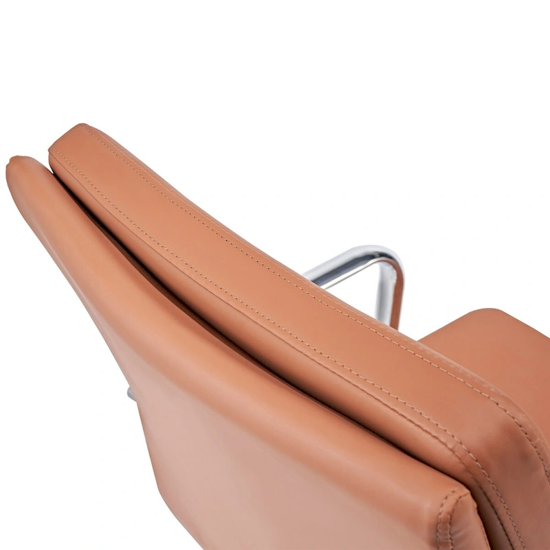 CAROCC Office Chair PU Leather Adjustable ErgoChair with Thickened Cushion - N/A