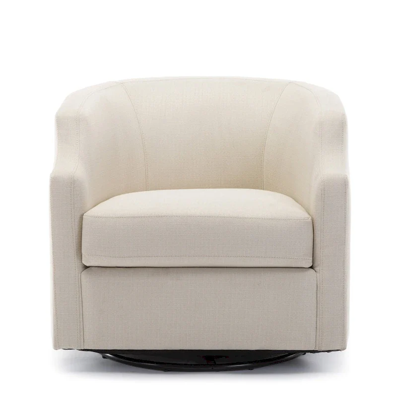 Swivel Glider Barrel Chair