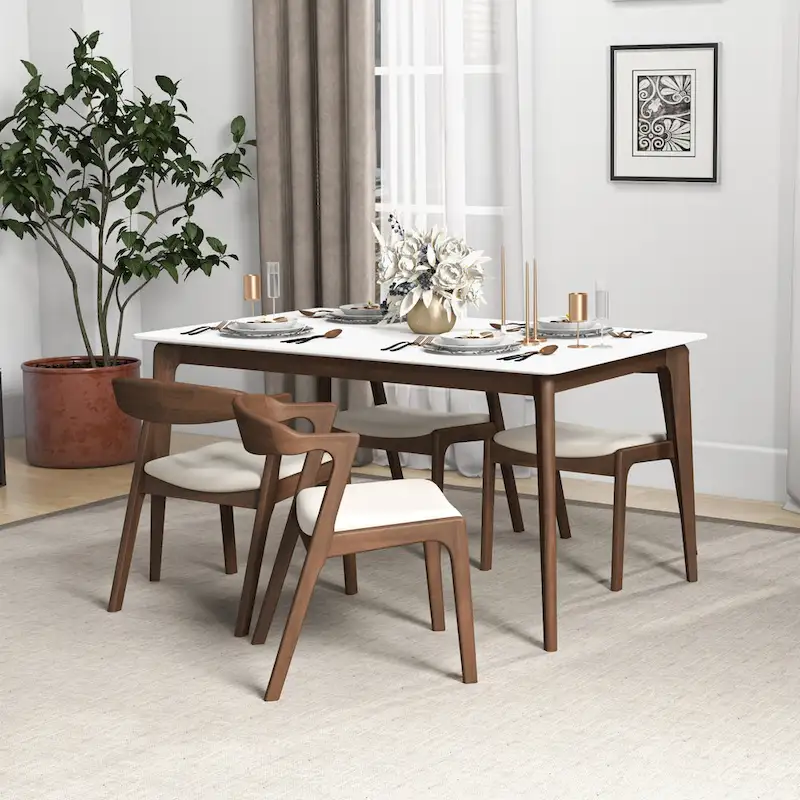 Rosanna Mid Century Modern Dining Chair (Set of 2)