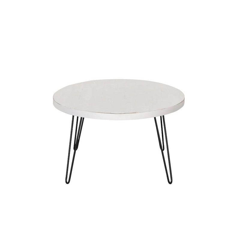 Raffles 44  Wood Oval Cocktail Table