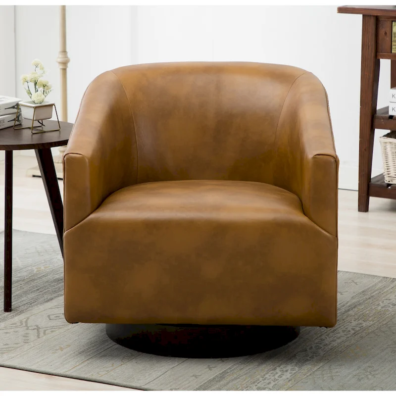 Gilbert Wood Base Swivel Chair by Greyson Living
