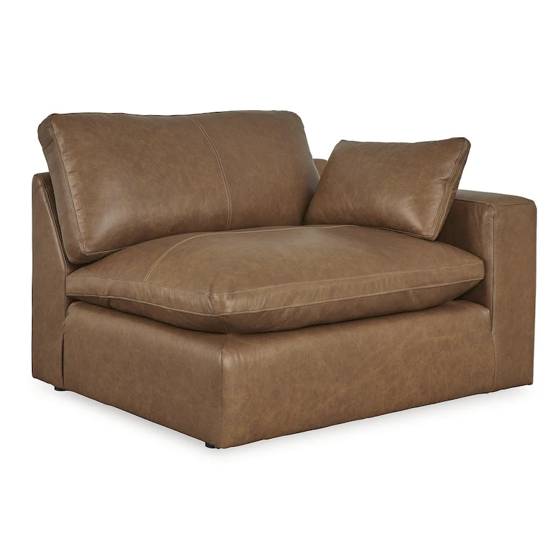 Signature Design by Ashley Emilia Brown 4-Piece Sectional - 130 W x 90 D x 36 H