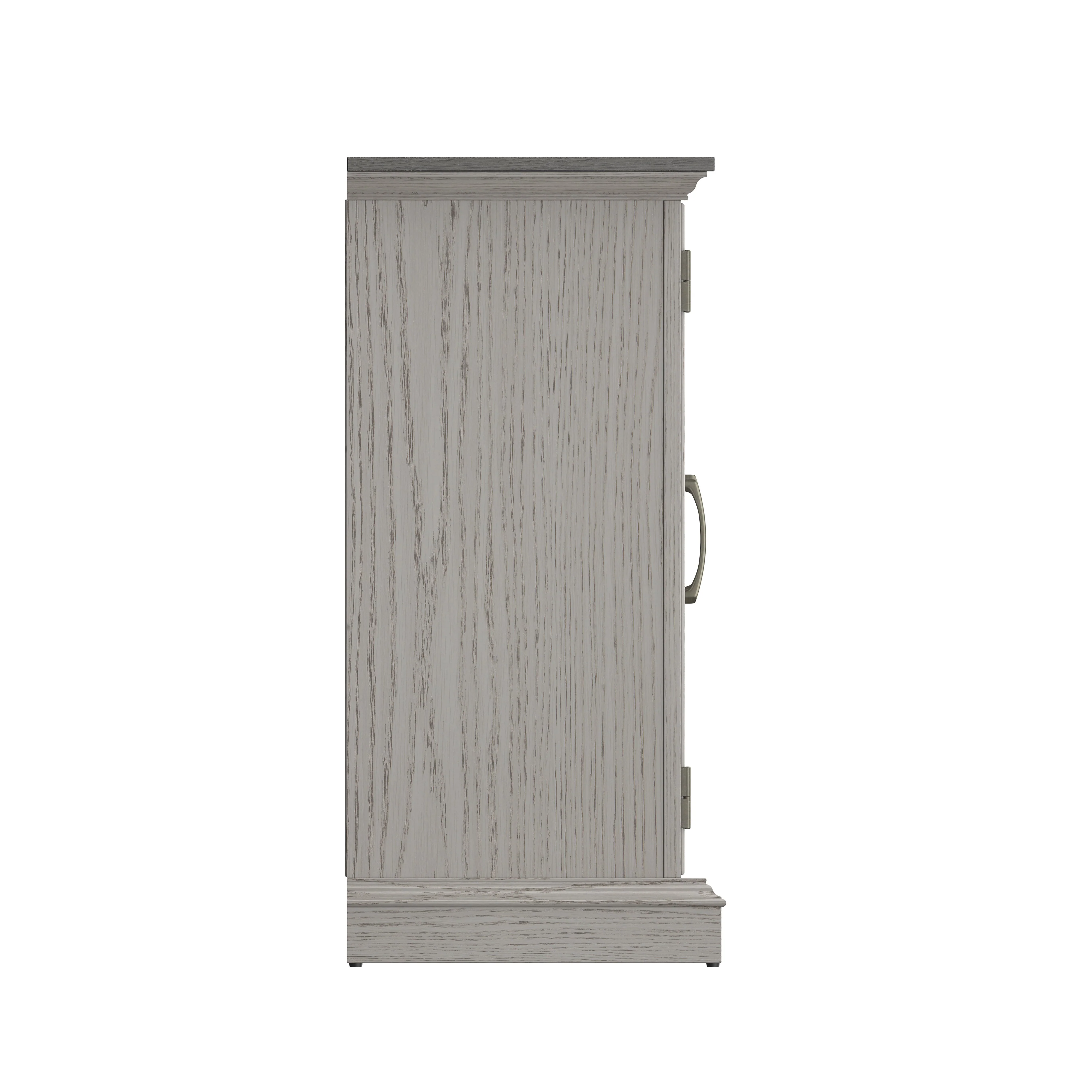 duraflame? Two Tone Wood Oak Electric Fireplace TV Stand with 3D Flames