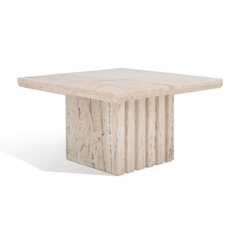 Square Marble Accent Table — 21