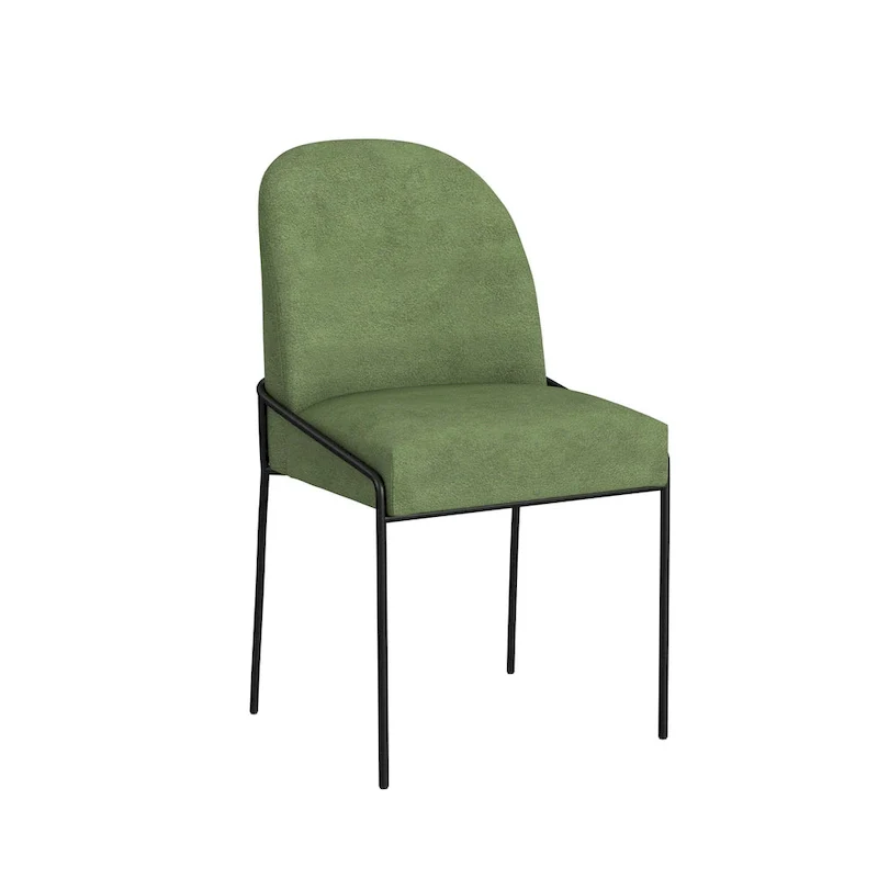 HomePop Modern Velvet Upholstered Dining Chair- single pack