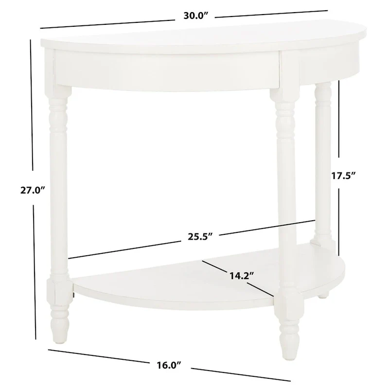 SAFAVIEH Lillis Console Table - 30 x 16 x 27 - 30Wx16Dx27H