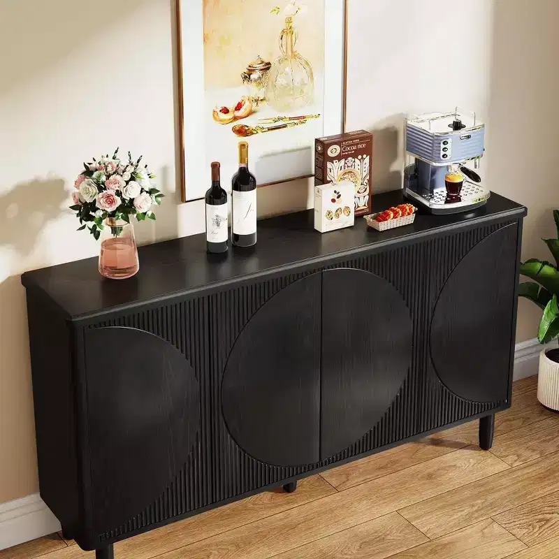 59.4-Inch Buffet Cabinet Sideboard