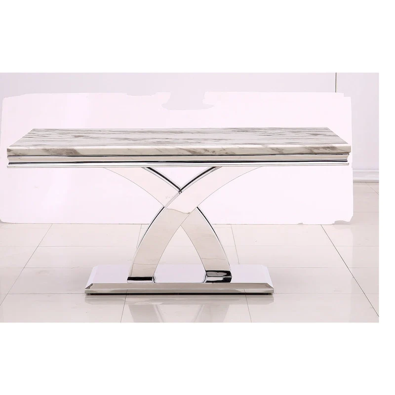 Black Dining Room Table with Polished Gold Metal Legs