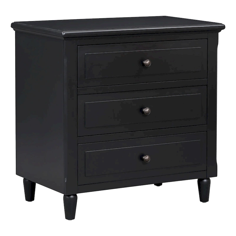 3-Drawer Wood Cabinet