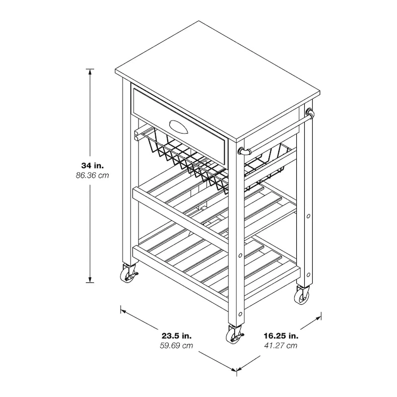 Hampton Kitchen Cart