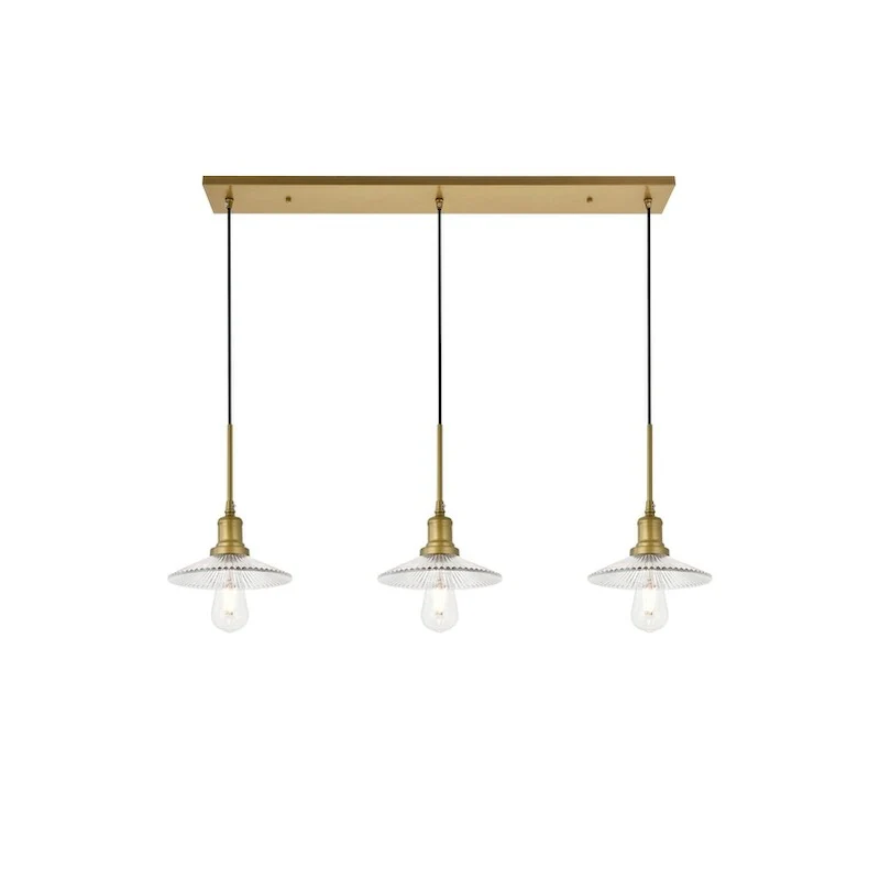 Waltz 3 light black Pendant