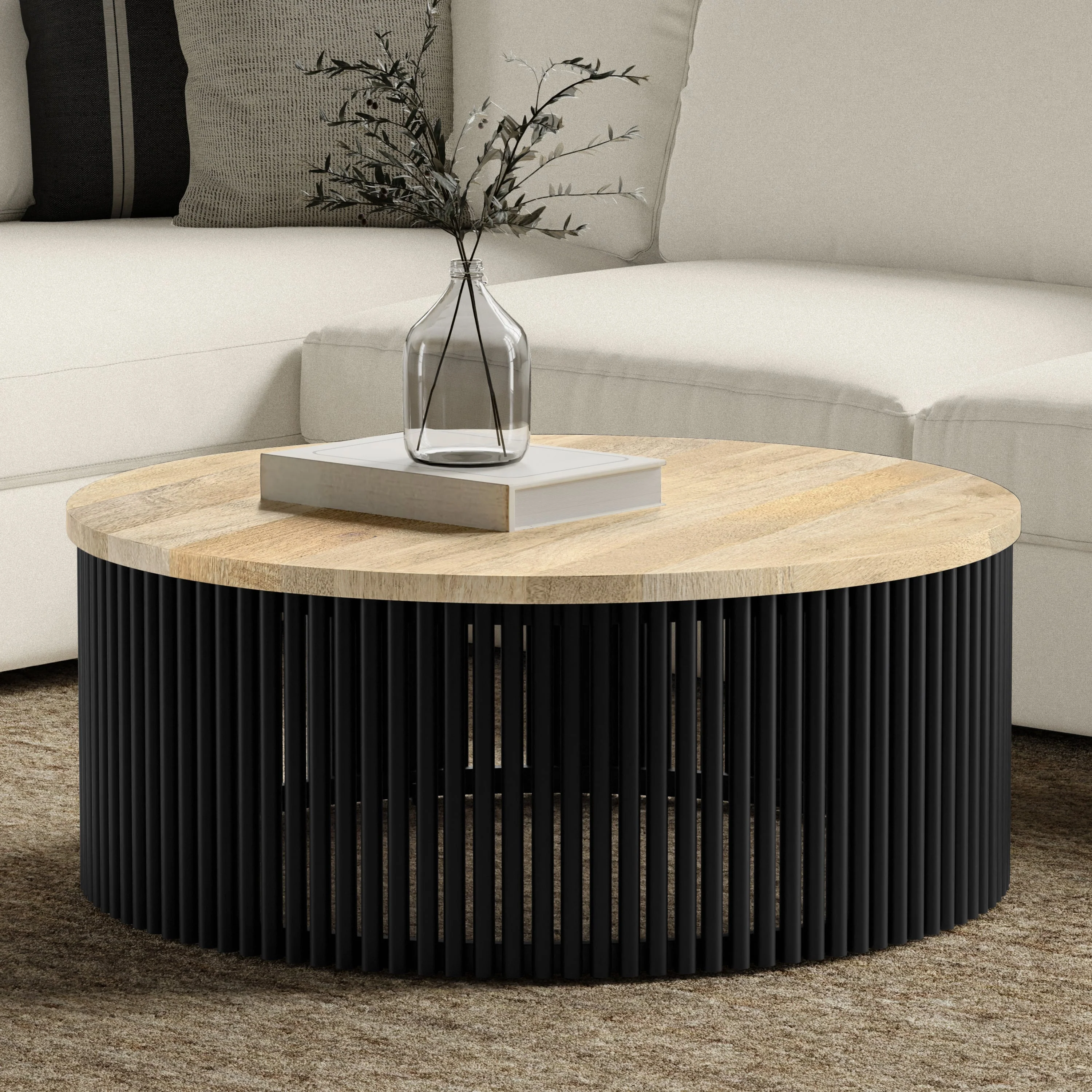 Demy Reeded Design Coffee Table