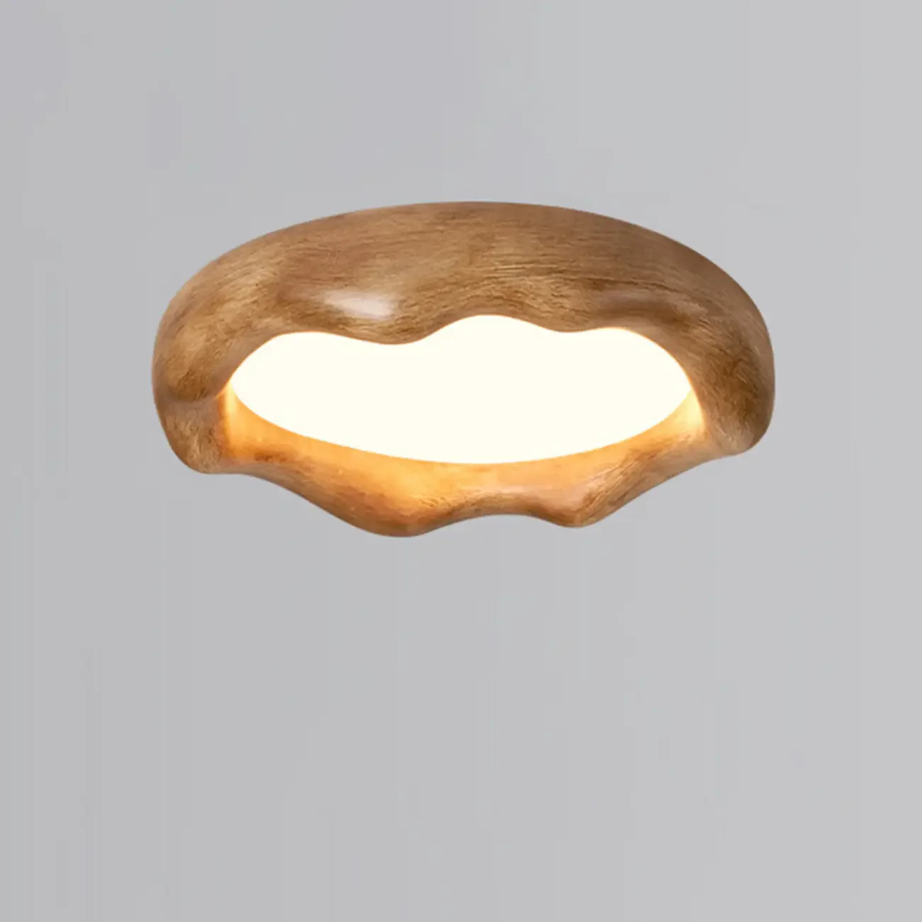 Acrylic Artistic Melting Cream Design Flush Ceiling Light