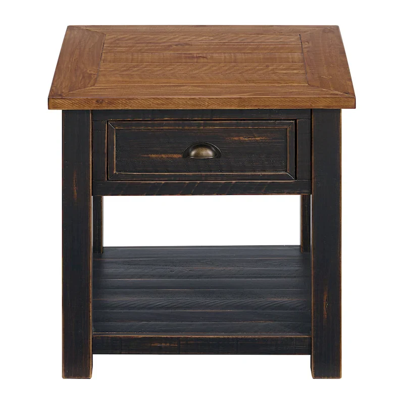 Solid Wood End Table