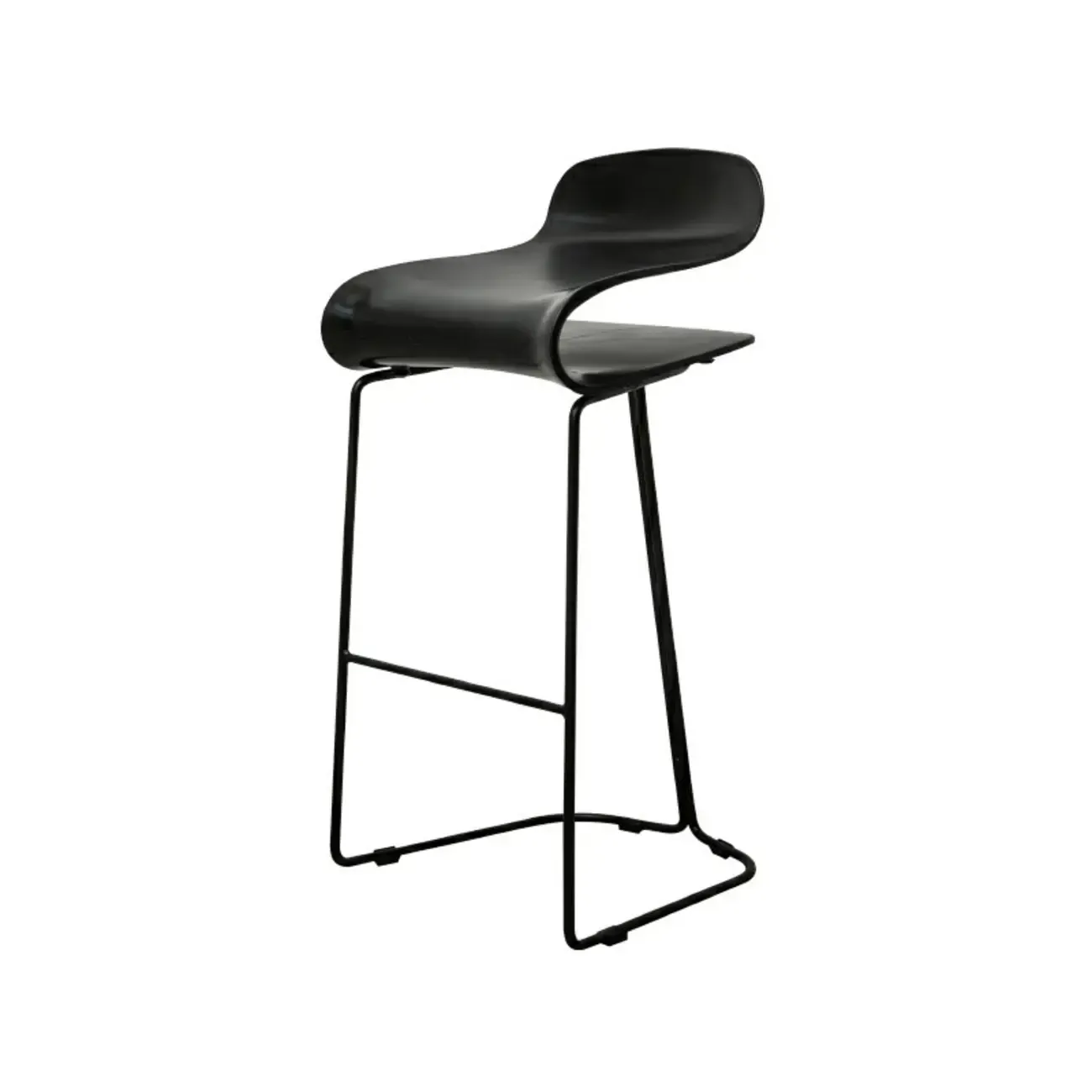 Acrylic Sleek Durable Backless Counter Height Bar Stool