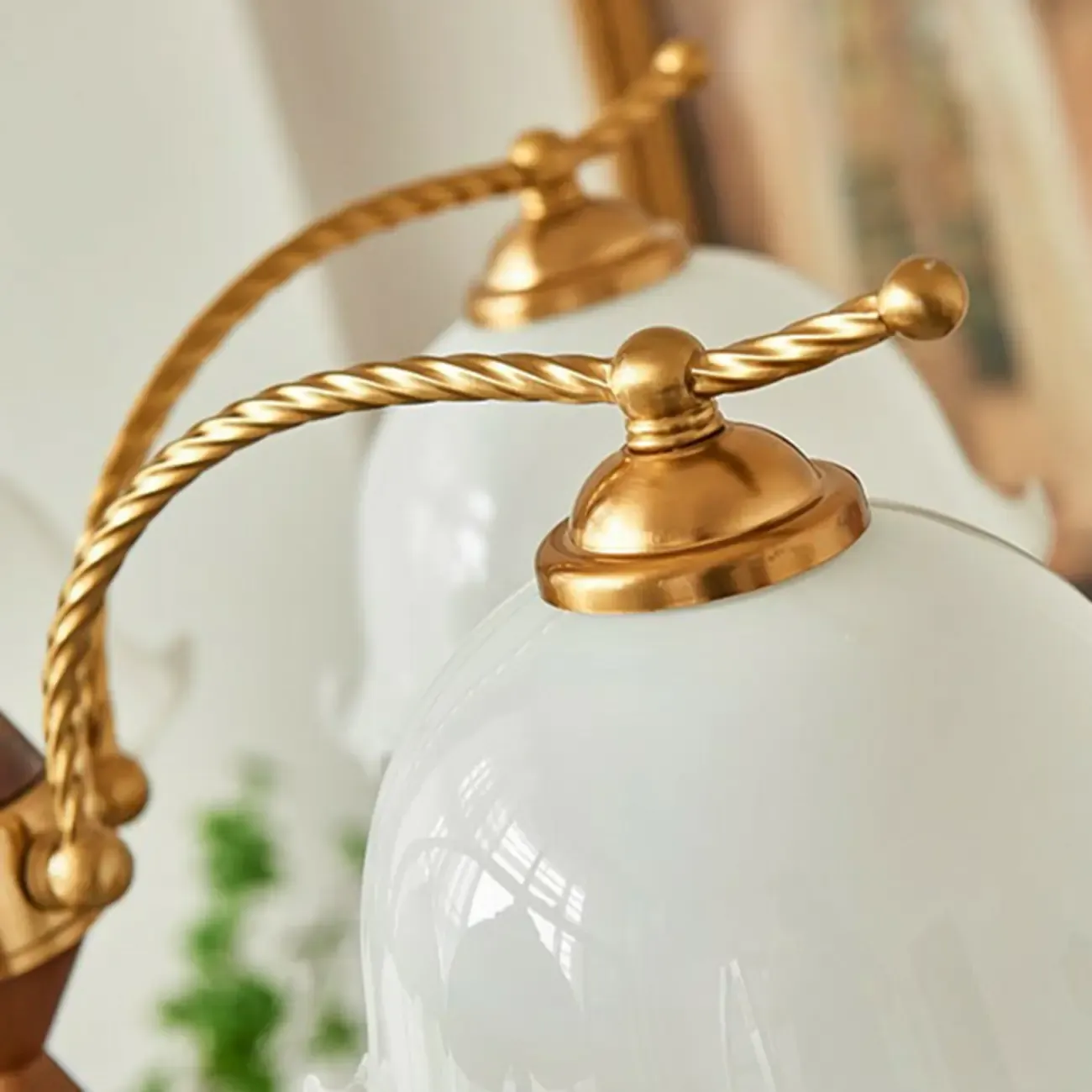 Modern White Dome Chandelier with Adjustable Length