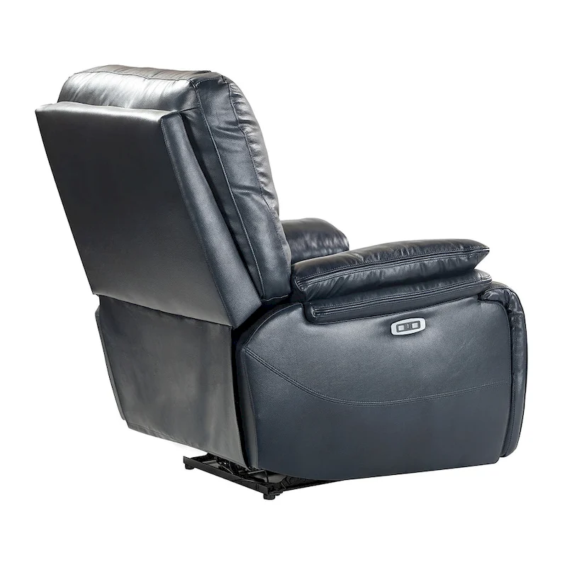 Clara Genuine Leather Power Recliner with Cushion Padded, Set of 2