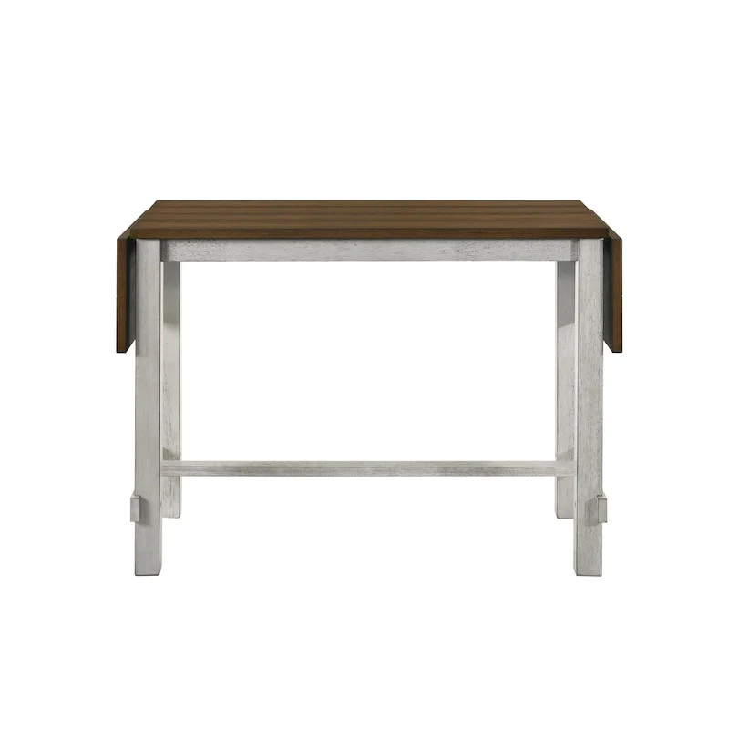 Tarala Oak 71-inch Counter Height Table with Drop Leaf by Furniture of America