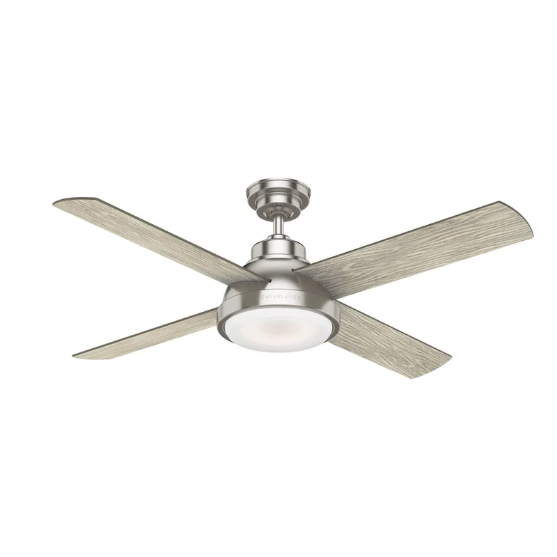 Casablanca 54  Levitt Ceiling Fan with LED Light Kit and Wall Control - Modern Industrial, Rustic