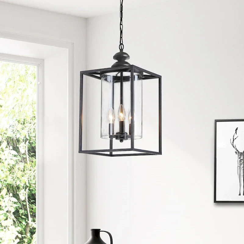 Fairview 3-Light Lantern Square Pendant