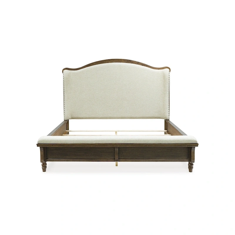 Signature Design by Ashley Sturlayne Brown/Beige Upholstered Panel Bed