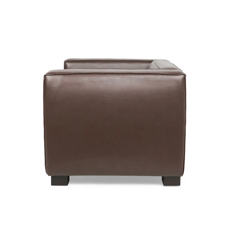 Goyette Faux Leather Club Chair