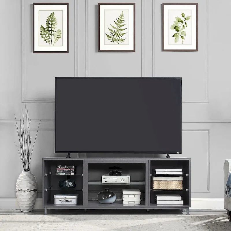 Brighton 60 In. Wire Mgement Media Cabinet Console