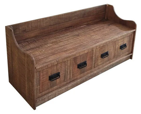 Garrett Rustic Storage Bench