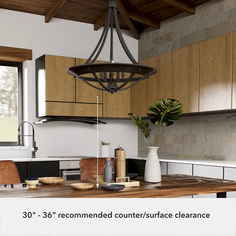 Hunter Perch Point Pendant - Island, Dining, Entry - Rustic, Mountain, Modern